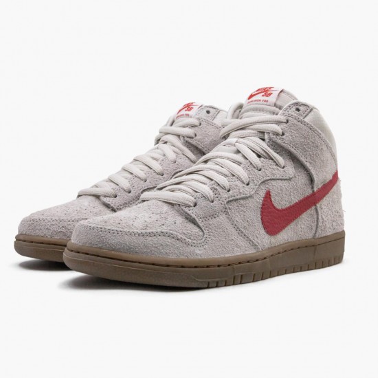 Click To Buy Nike Dunk High Pro SB Birch Hyper Red 305050 206 Men/Women Shoes In Ireland