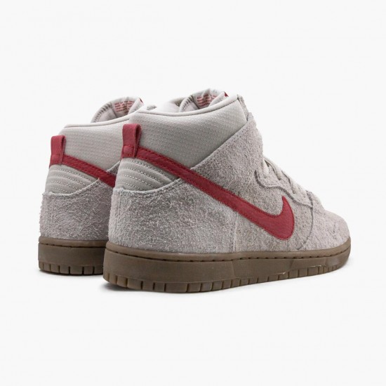 Click To Buy Nike Dunk High Pro SB Birch Hyper Red 305050 206 Men/Women Shoes In Ireland