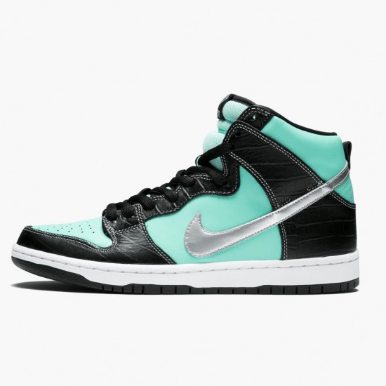 Choose To Buy Nike Dunk SB High Diamond Supply Co Tiffany 653599 400 Men/Women Shoes In Ireland