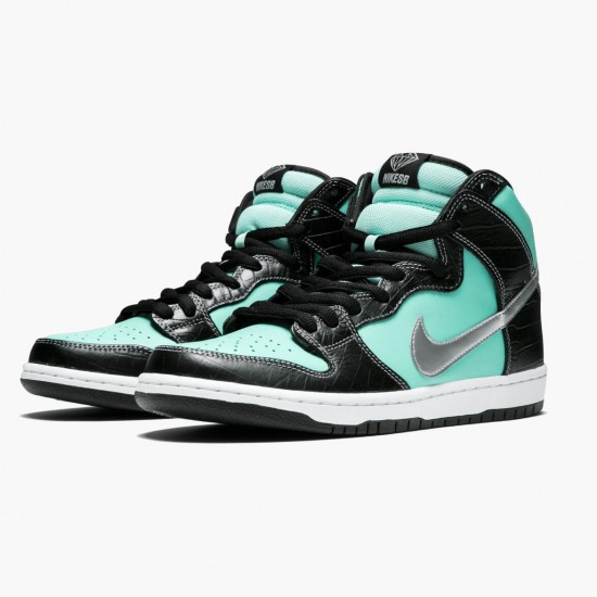 Choose To Buy Nike Dunk SB High Diamond Supply Co Tiffany 653599 400 Men/Women Shoes In Ireland