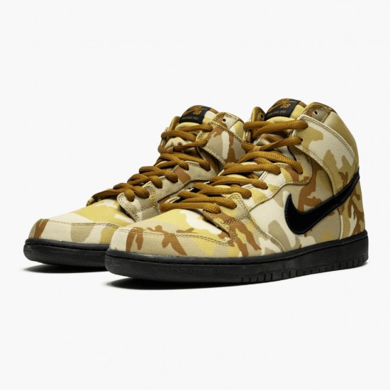 Click To Buy Nike SB Dunk High Pro Desert Camo BQ6826 200 Men/Women Shoes In Ireland