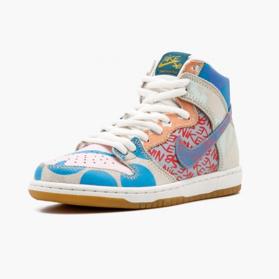 Click To Order Nike SB Dunk High Thomas Campbell What the Dunk 918321 381 Men/Women Shoes In Ireland