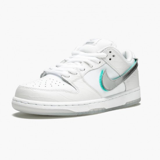 Order To Buy Nike SB Dunk Low Diamond Supply Co White Diamond BV1310 100 Men/Women Shoes In Ireland