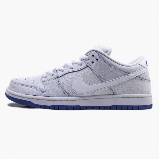 Click To Order Nike SB Dunk Low Premium White Game Royal CJ6884 100 Men/Women Shoes In Ireland