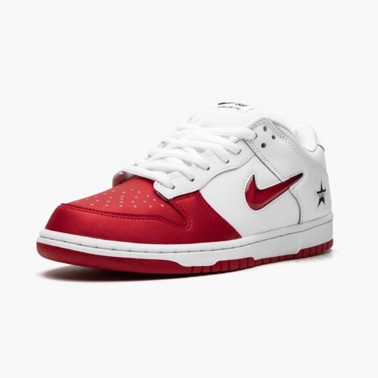 Choose To Buy Nike SB Dunk Low Supreme Jewel Swoosh Red CK3480 600 Men Shoes In Ireland