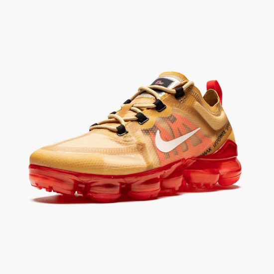 Click To Order Nike Air VaporMax 2019 Club Gold Ember Glow AR6631 701 Men Shoes In Ireland