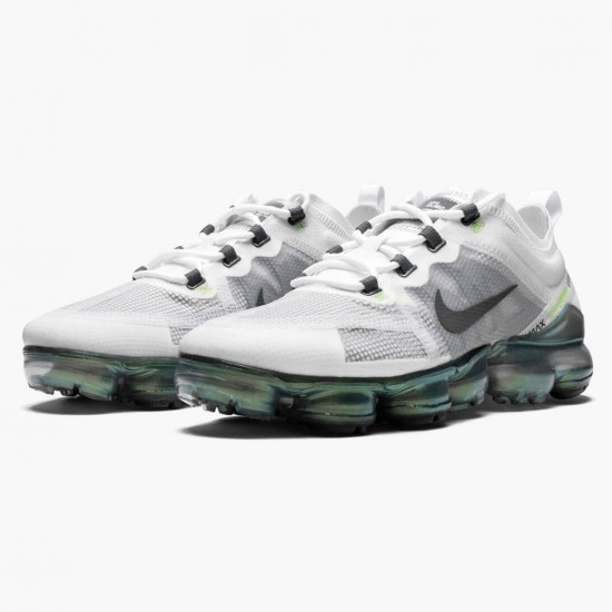 Order To Buy Nike Air VaporMax 2019 Premium White Platinum Tint Lime Blast AT6810 100 Men/Women Shoes In Ireland