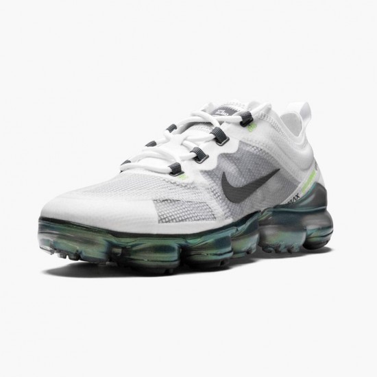 Order To Buy Nike Air VaporMax 2019 Premium White Platinum Tint Lime Blast AT6810 100 Men/Women Shoes In Ireland