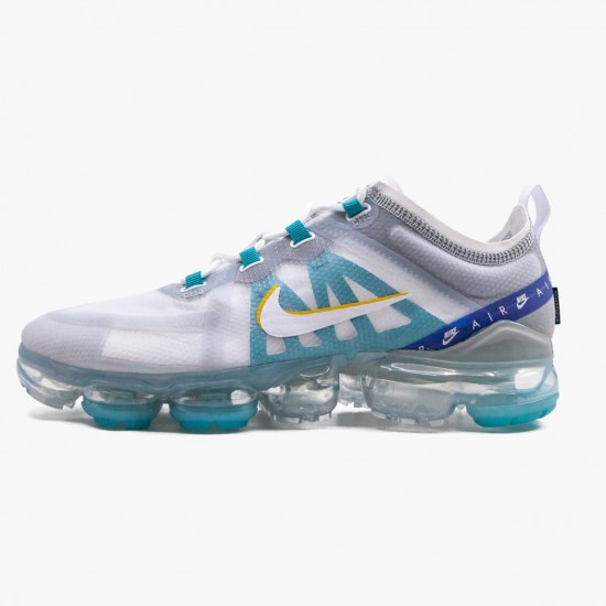 Choose To Buy Nike Air VaporMax 2019 White University Gold Wolf Grey CI1240 102 Men/Women Shoes In Ireland