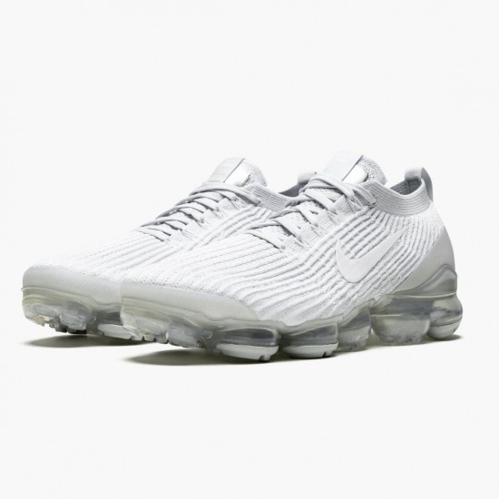 Choose To Buy Nike Air VaporMax Flyknit 3 White Pure Platinum 900 102 Men/Women Shoes In Ireland