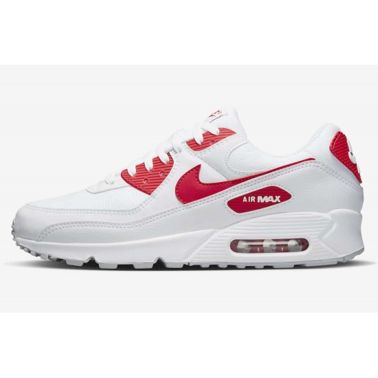 Select and Buy Nike Air Max 90 White Red dx8966-100 Shoes In Ireland