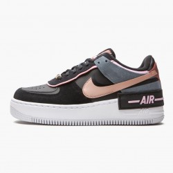 WMNS Nike Air Force 1 Low Shadow Black Light Arctic Pink Claystone Red CU5315-001 Shoes In Ireland