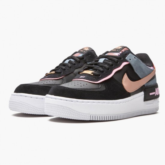 Click To Buy WMNS Nike Air Force 1 Low Shadow Black Light Arctic Pink Claystone Red CU5315-001 Shoes In Ireland