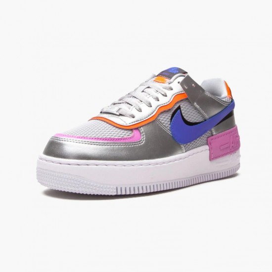 Click To Buy WMNS Nike Air Force 1 Shadow Metallic Silver CW6030-001 Shoes In Ireland