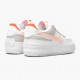 Choose To Buy WMNS Nike Air Force 1 Shadow White/Crimson Tint DH3896-100 Shoes In Ireland