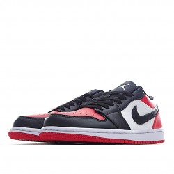 Nike Air Jordan 1 Low Red Black Toe 553558-618 Men/Women Shoes In Ireland