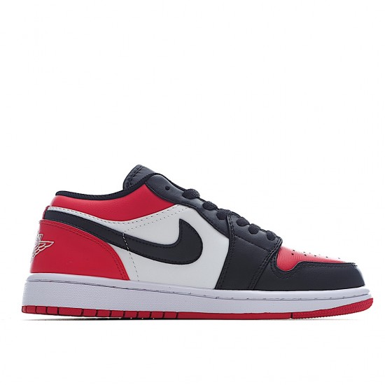 Choose To Buy Nike Air Jordan 1 Low Red Black Toe 553558-618 Men/Women Shoes In Ireland