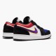 Click To Buy Nike Air Jordan 1 Low Lakers Top 3 Men/Women CJ9216 051 Black/Field Purple-White Shoes In Ireland