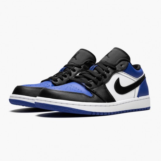 Select and Buy Nike Air Jordan 1 Low Royal Toe Men/Women CQ9446 400 Sport Royal/Black-White Shoes In Ireland