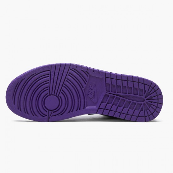 Choose To Buy Nike Air Jordan 1 Retro Low Court Purple Men/Women 553558 500 Court Purple/Black-White Shoes In Ireland