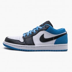 Nike Air Jordan 1 Retro Low "Laser Blue" Men/Women CK3022 004 Black/Black-Laser Blue-White Shoes In Ireland