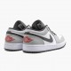 Click To Buy Nike Air Jordan 1 Retro Low Light Smoke Grey Men/Women 553558 030 Lt Smoke Grey/Gym Red-White Shoes In Ireland