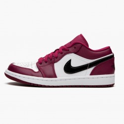 Nike Air Jordan 1 Retro Low "Noble Red" Men/Women 553558 604 Noble Red/Black-White Shoes In Ireland