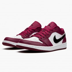 Nike Air Jordan 1 Retro Low "Noble Red" Men/Women 553558 604 Noble Red/Black-White Shoes In Ireland