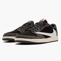 Nike Air Jordan 1 Retro Low OG "SP Travis Scott" Men/Women CQ4277 001 Black/Sail-Dark Mocha/Universi Shoes In Ireland