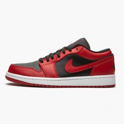 Nike Air Jordan 1 Retro Low "Reverse Bred" Men/Women 553558 606 Gym Red/Black-Gym Red-White Shoes In Ireland