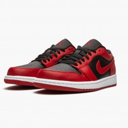 Nike Air Jordan 1 Retro Low "Reverse Bred" Men/Women 553558 606 Gym Red/Black-Gym Red-White Shoes In Ireland