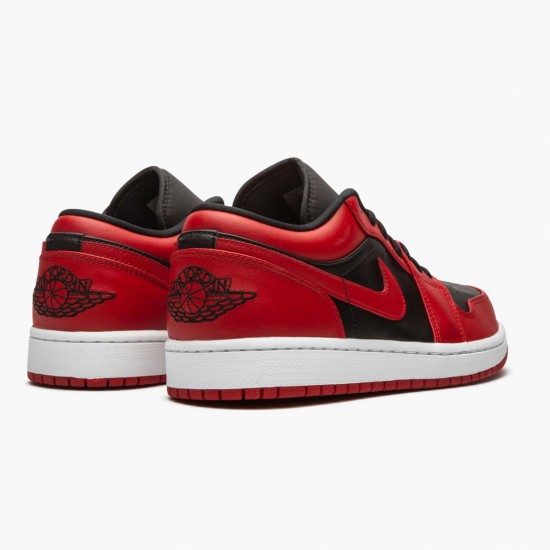 Choose To Buy Nike Air Jordan 1 Retro Low Reverse Bred Men/Women 553558 606 Gym Red/Black-Gym Red-White Shoes In Ireland