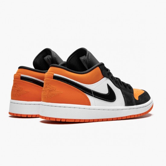 Choose To Buy Nike Air Jordan 1 Retro Low Shattered Backboard Men/Women 553558 128 Black/White-Starfish Shoes In Ireland