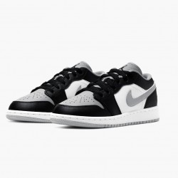 Nike Air Jordan 1 Retro Low "Smoke Grey" Men/Women 553558 039 Black/Black-Lt Smoke Grey Shoes In Ireland