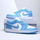 Choose To Buy Nike Air Jordan 1 Low UNC University Blue/White AO9944 441 Shoes In Ireland