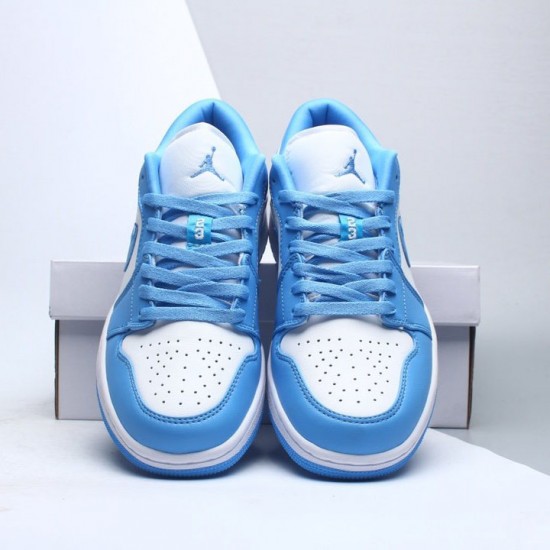 Choose To Buy Nike Air Jordan 1 Low UNC University Blue/White AO9944 441 Shoes In Ireland