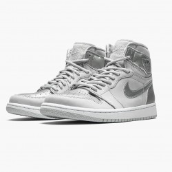 Nike Air Jordan 1 High OG CO.JP "Neutral Grey" Neutral Grey/White-Metallic Si DC1788 029 Men/Women Shoes In Ireland