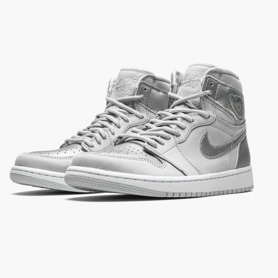 Click To Buy Nike Air Jordan 1 High OG CO.JP Neutral Grey Neutral Grey/White-Metallic Si DC1788 029 Men/Women Shoes In Ireland