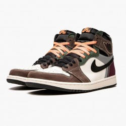 Nike Air Jordan 1 High OG "Hand Crafted" DH3097 001 Men/Women Brown Shoes In Ireland