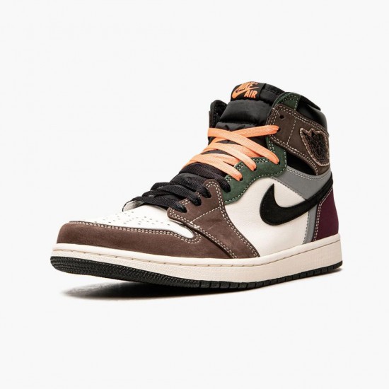 Click To Order Nike Air Jordan 1 High OG Hand Crafted DH3097 001 Men/Women Brown Shoes In Ireland