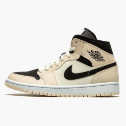 Nike Air Jordan 1 Mid "Barely Orange" Men/Women Guava Ice/Sail-Black BQ6472 800 Shoes In Ireland