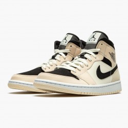 Nike Air Jordan 1 Mid "Barely Orange" Men/Women Guava Ice/Sail-Black BQ6472 800 Shoes In Ireland