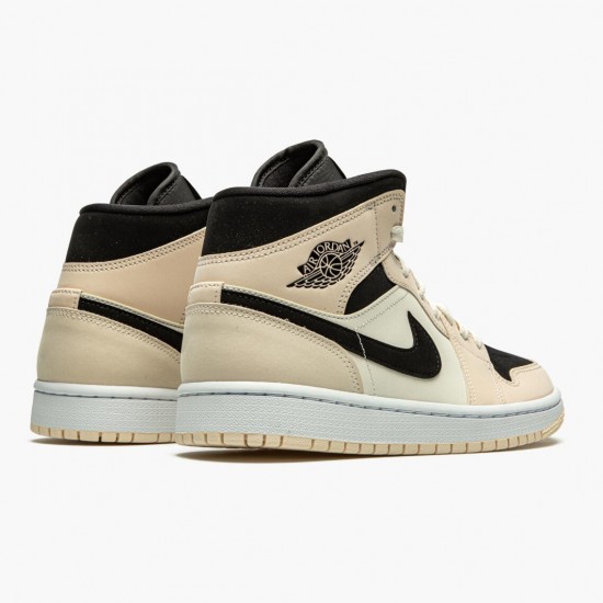 Choose To Buy Nike Air Jordan 1 Mid Barely Orange Men/Women Guava Ice/Sail-Black BQ6472 800 Shoes In Ireland