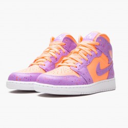 Nike Air Jordan 1 Mid SE "Atomic Pulse" Men/Women Orange Pulse/Atomic Violet AV5174 800 Shoes In Ireland