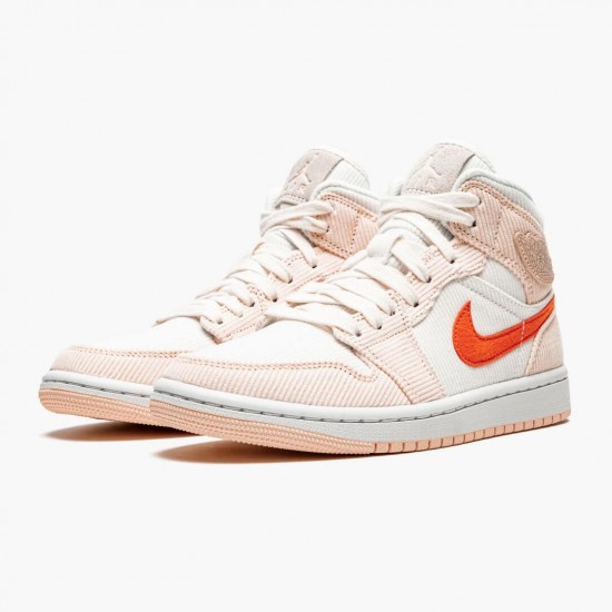 Order To Buy Nike Air Jordan 1 Mid SE Corduroy Sail DA8009 108 Men/Women Shoes In Ireland