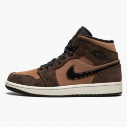 Nike Air Jordan 1 Mid SE "Dark Chocolate" DC7294 200 Men/Women Shoes In Ireland