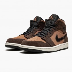 Nike Air Jordan 1 Mid SE "Dark Chocolate" DC7294 200 Men/Women Shoes In Ireland