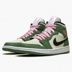 Nike Air Jordan 1 Mid SE "Dutch Green" CZ0774 300 WMNS Shoes In Ireland