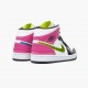 Click To Buy Nike Air Jordan 1 Mid White Black Cyber Pink CZ9834 100 Shoes In Ireland