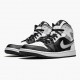 Click To Order Nike Air Jordan 1 Mid White Shadow Men/Women Black/White-Lt Smoke Grey 554724 073 Shoes In Ireland